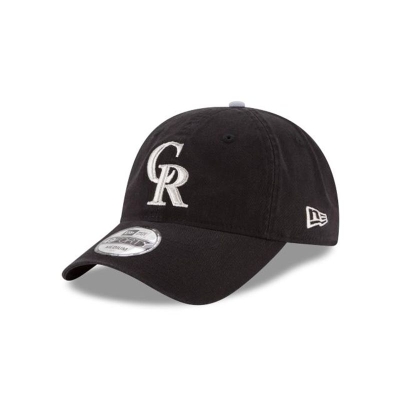 Colorado Rockies Gorra | New Era MLB Core Fit Alt 3 49forty Fitted Cap Mexico - Negros